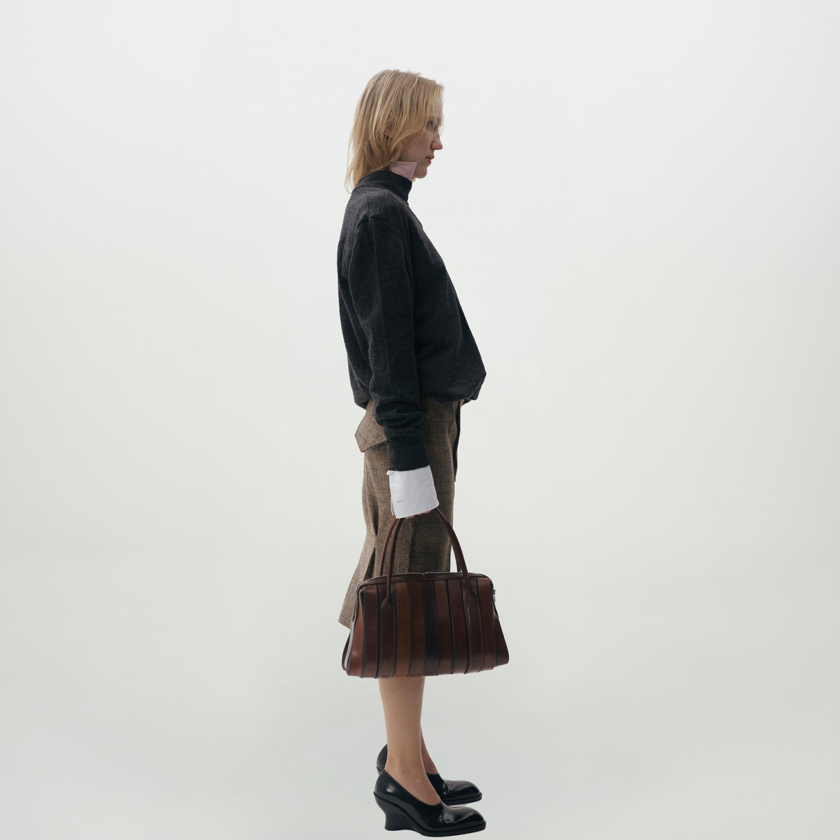 Belt Handbag Brown