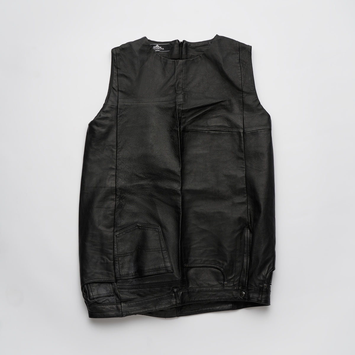 USD Leather Pants Mini Dress