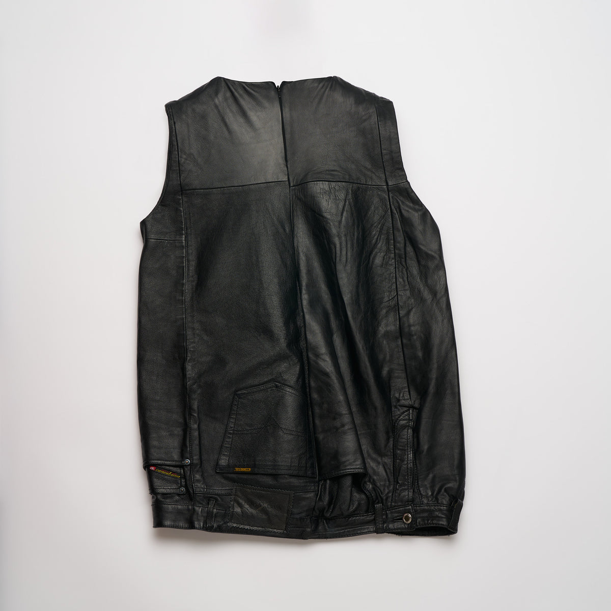 USD Leather Pants Mini Dress