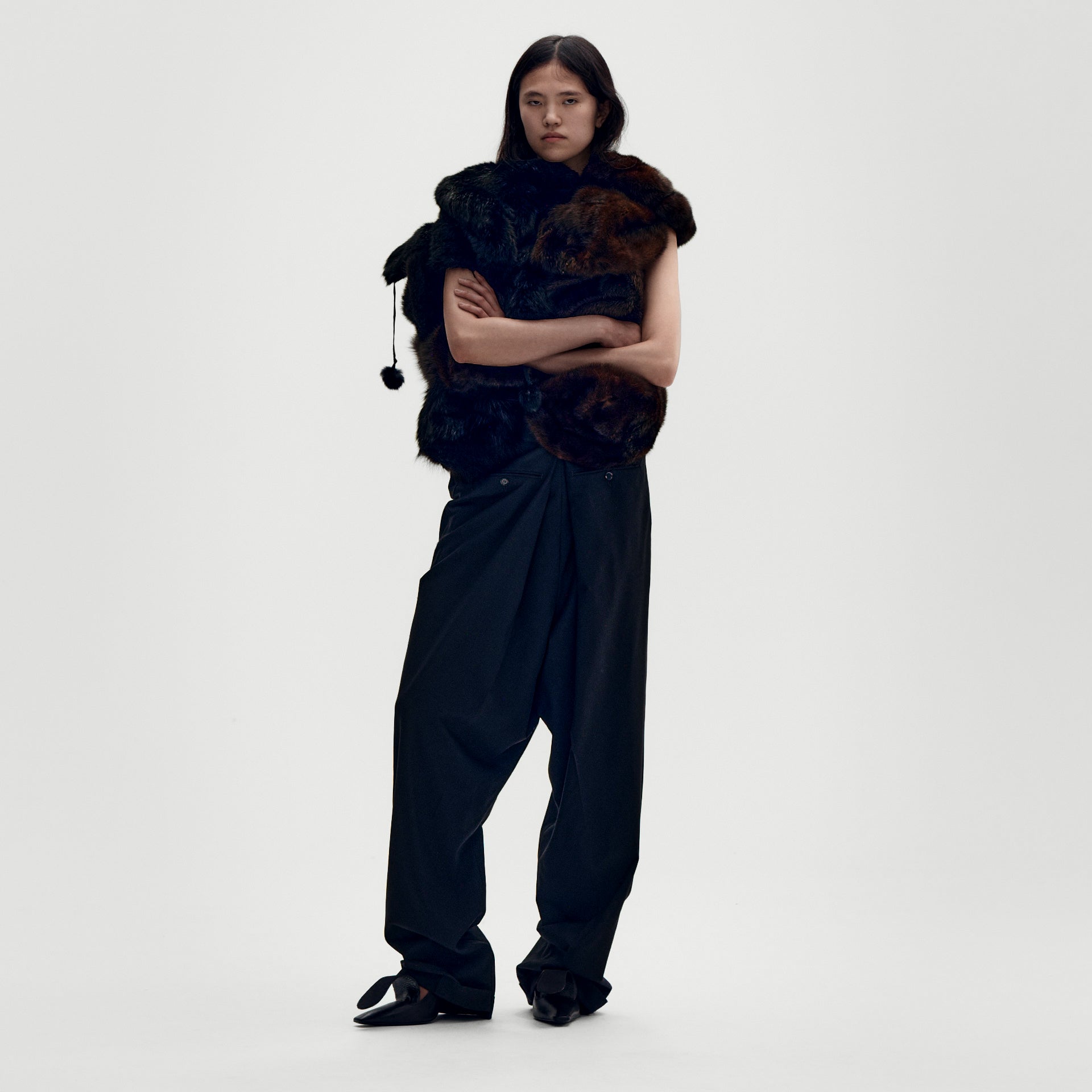 Double Back Wide Trousers