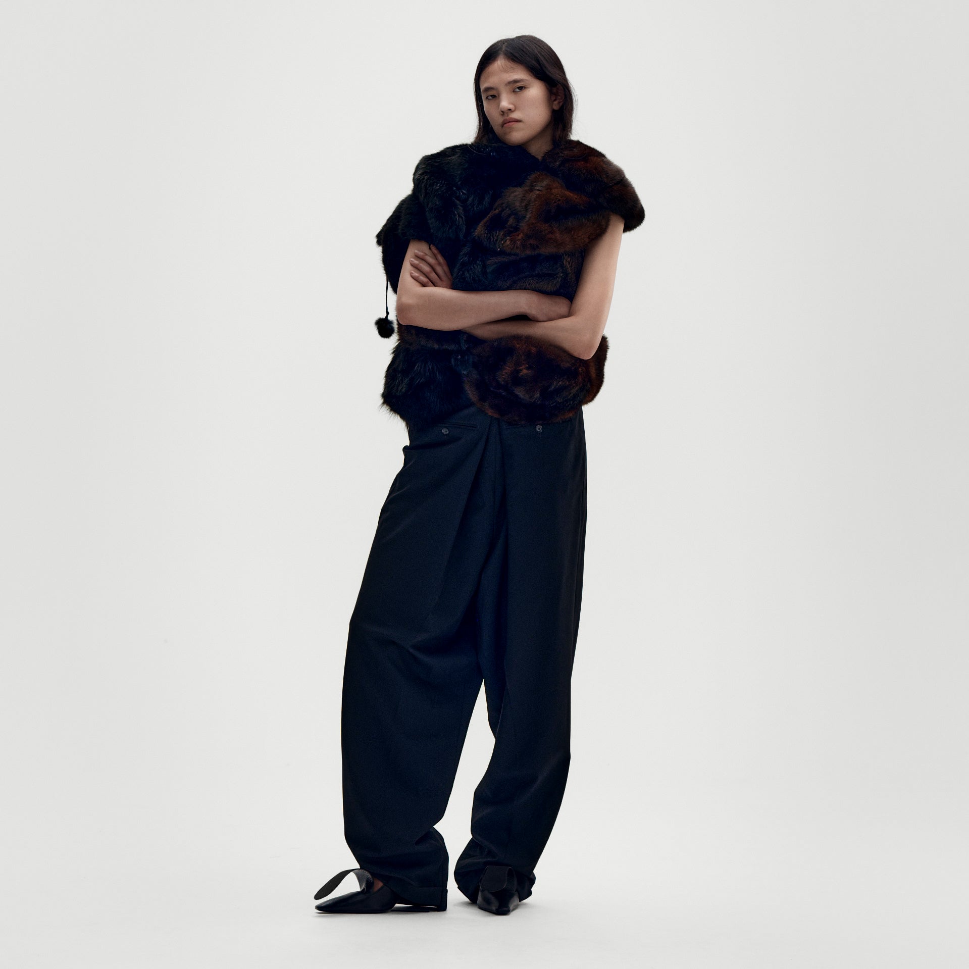 Double Back Wide Trousers