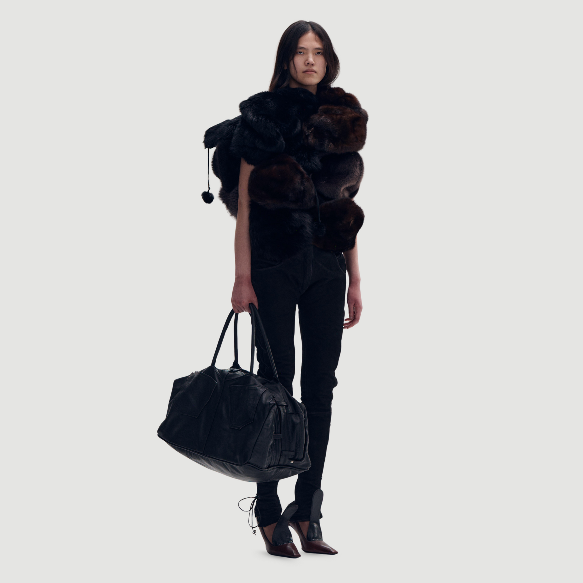 Leather Trouser Weekend Bag