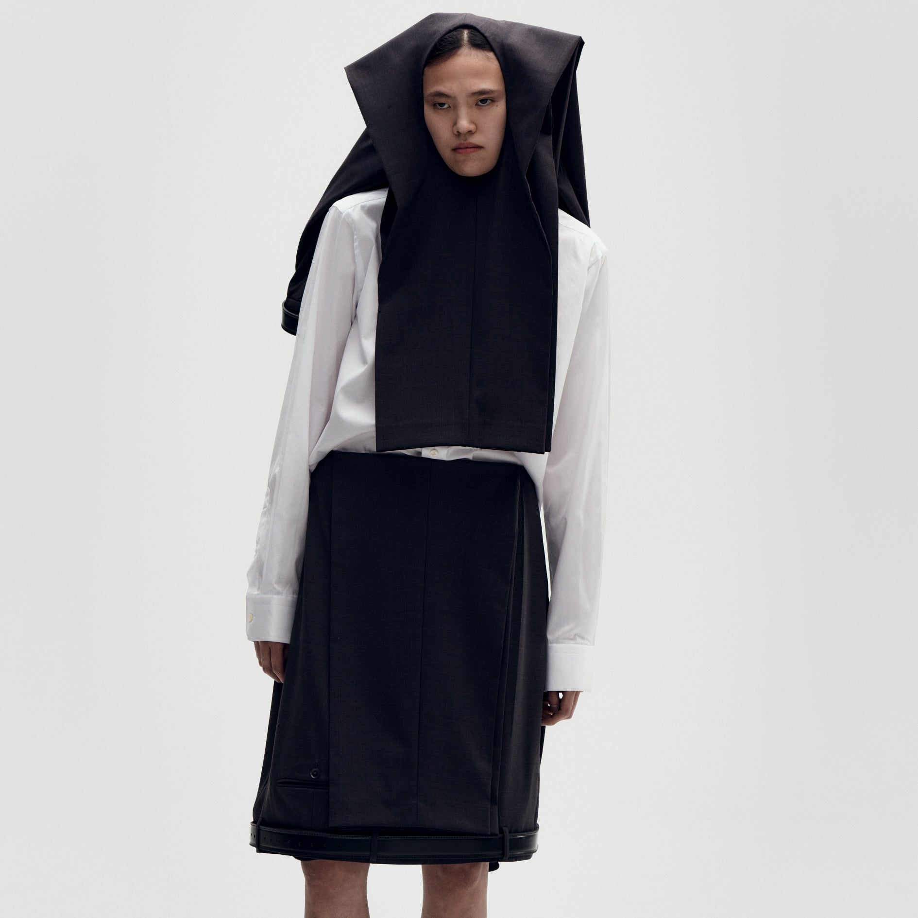 Upside Down Hanger Skirt Midi