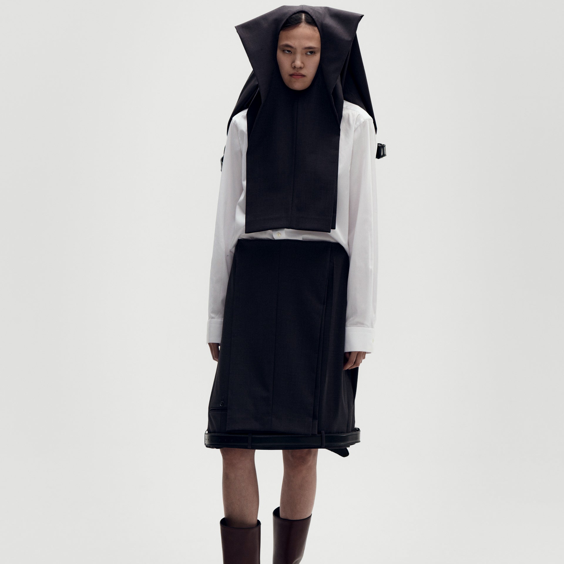 Upside Down Hanger Skirt Midi