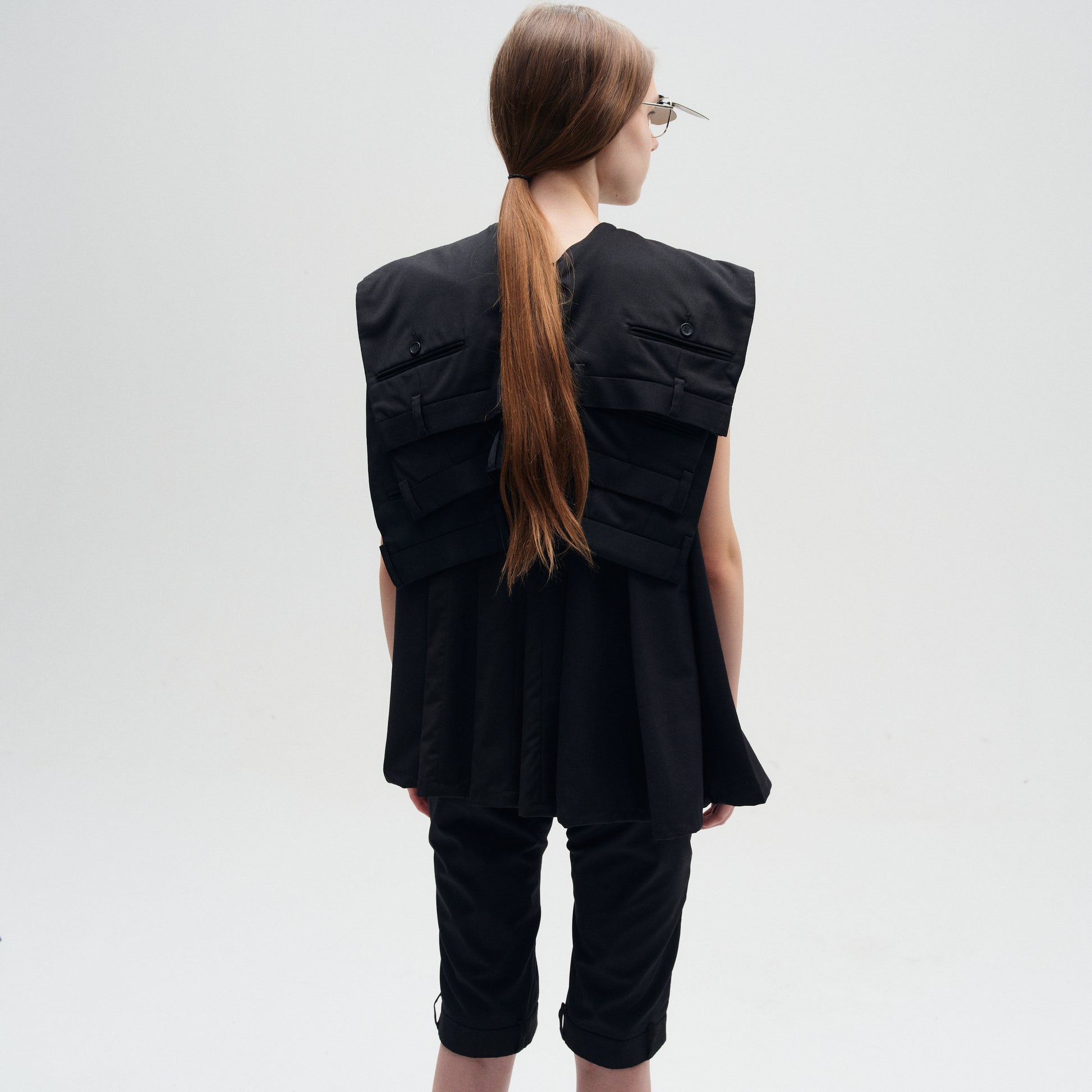 Suit Pant Mini Dress