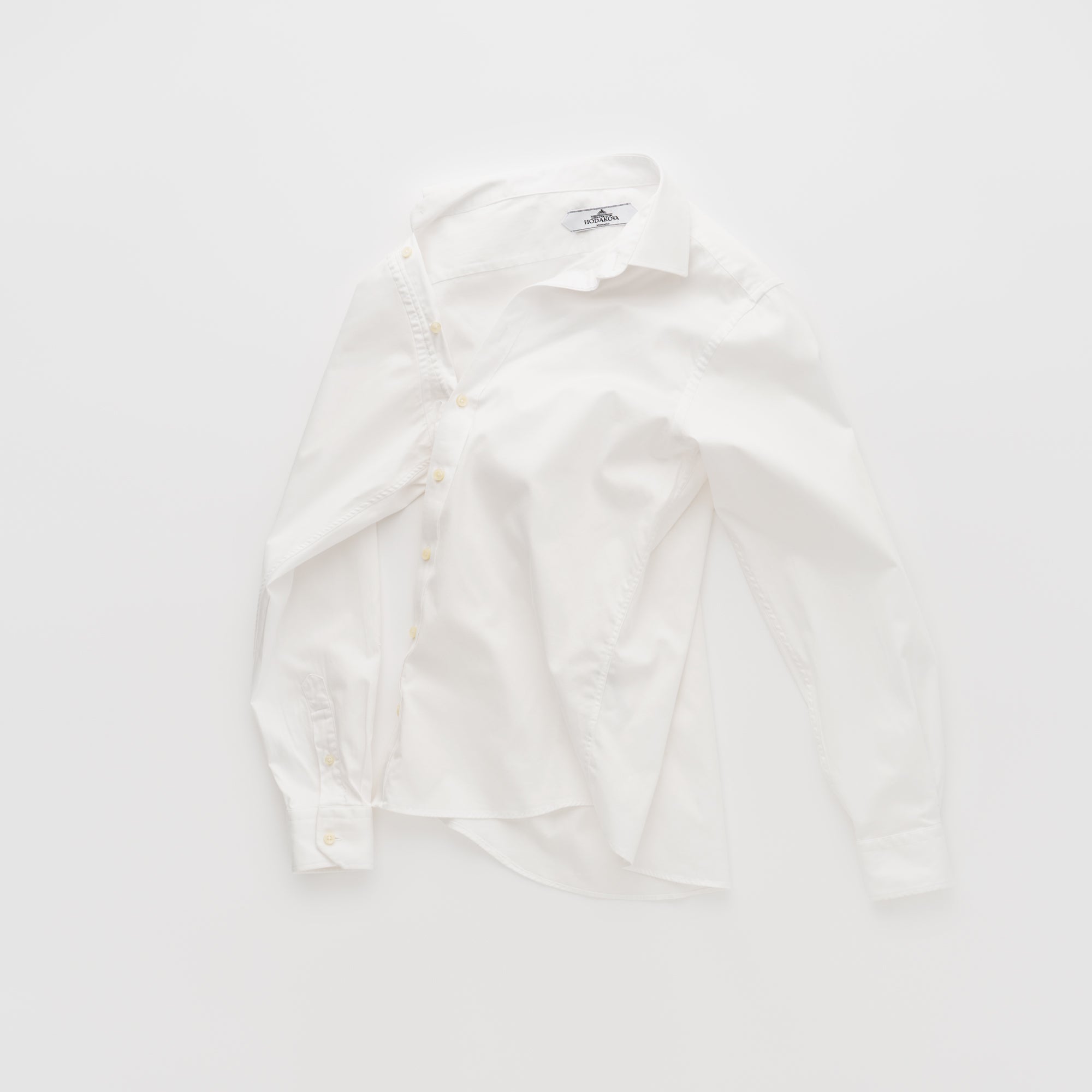 Asymmetric Shirt White