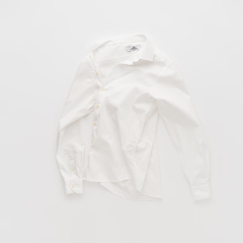 Asymmetric Shirt White