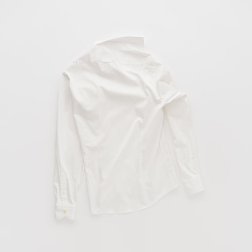 Asymmetric Shirt White