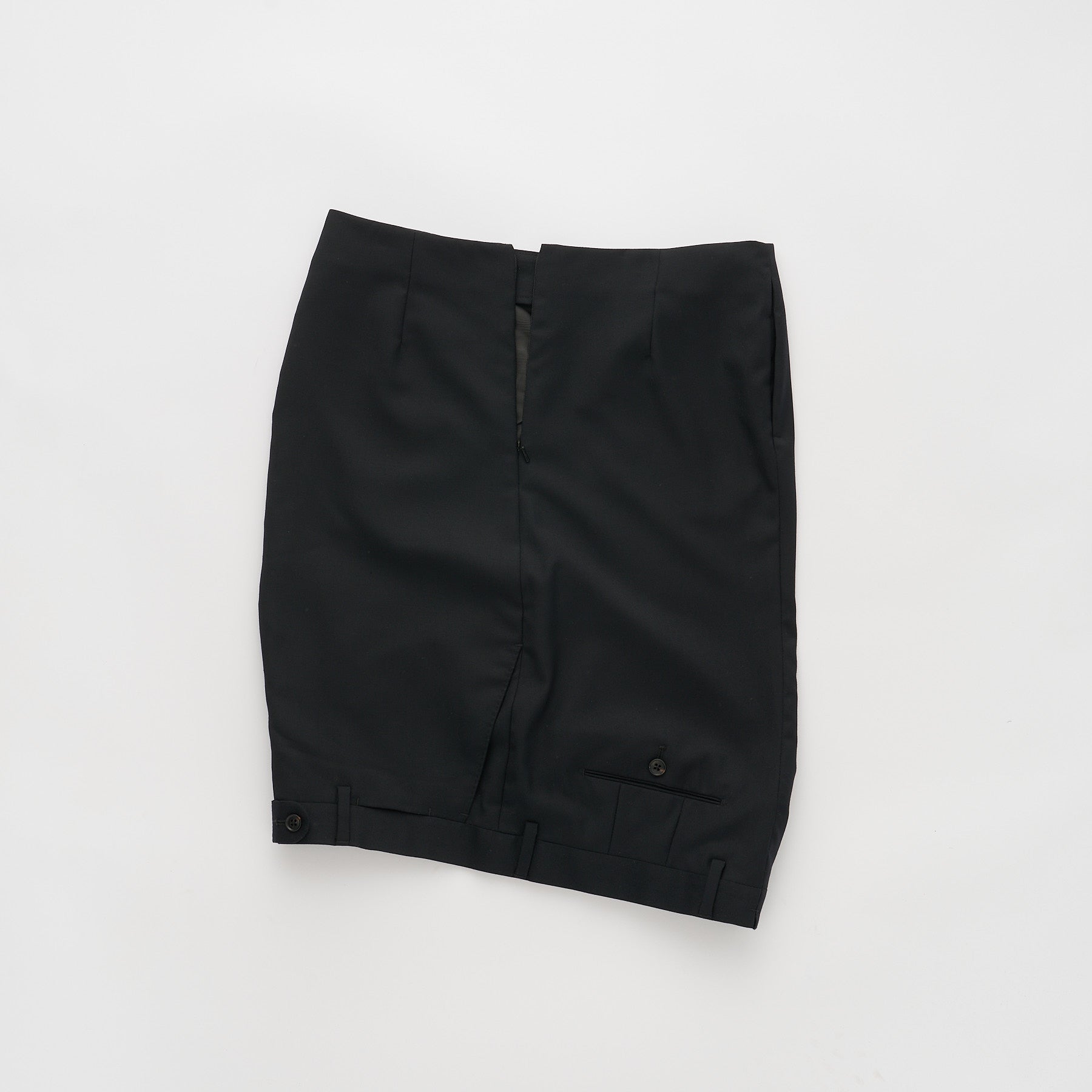 Upside Down Trouser Skirt midi