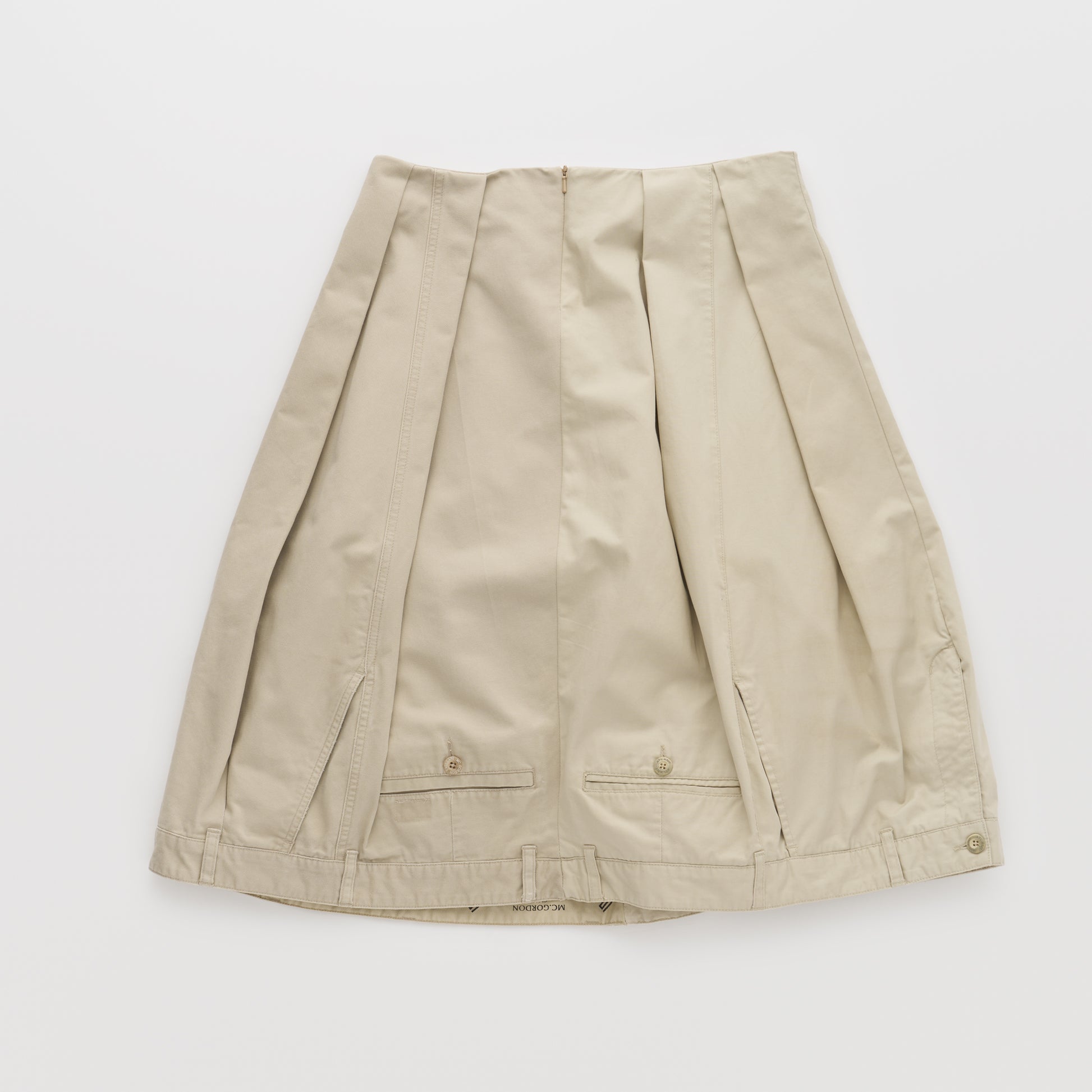 Upside Down Trouser Skirt Wide