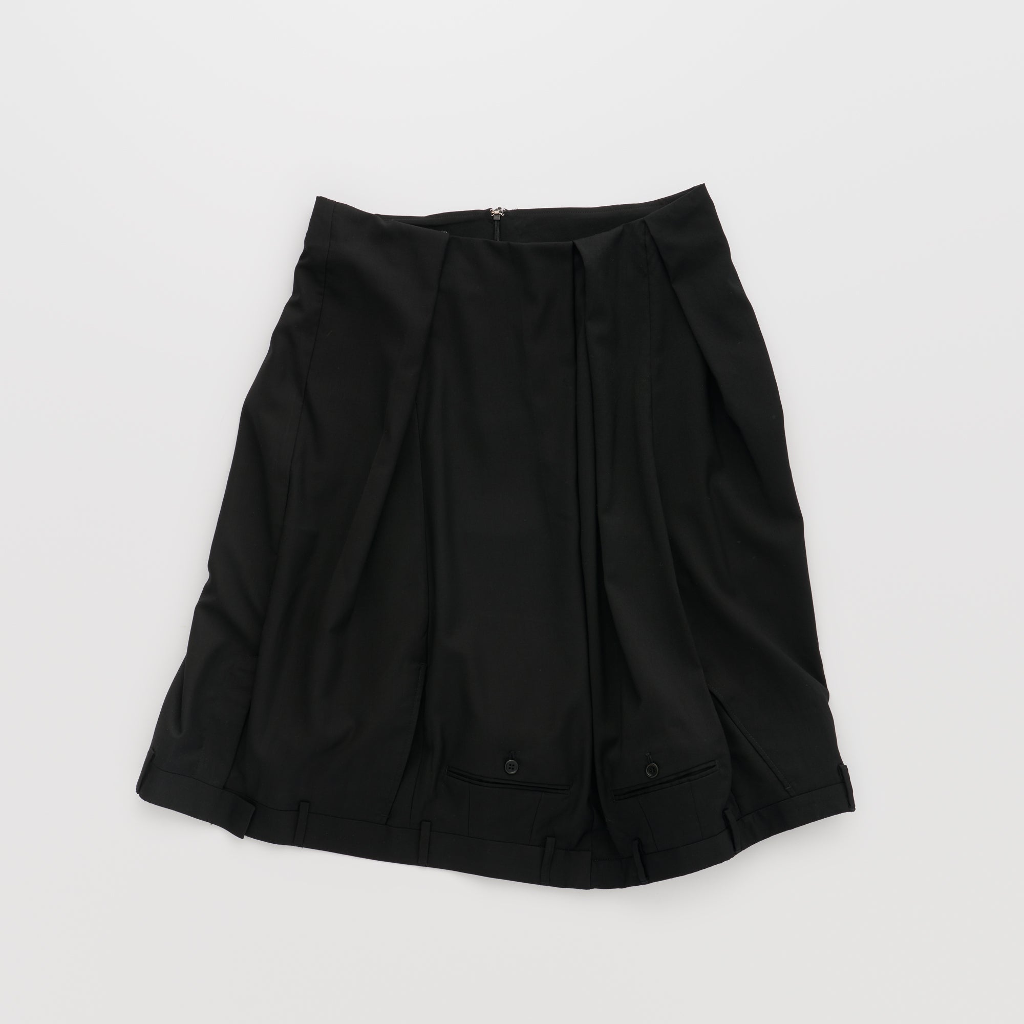 Upside Down Trouser Skirt Wide
