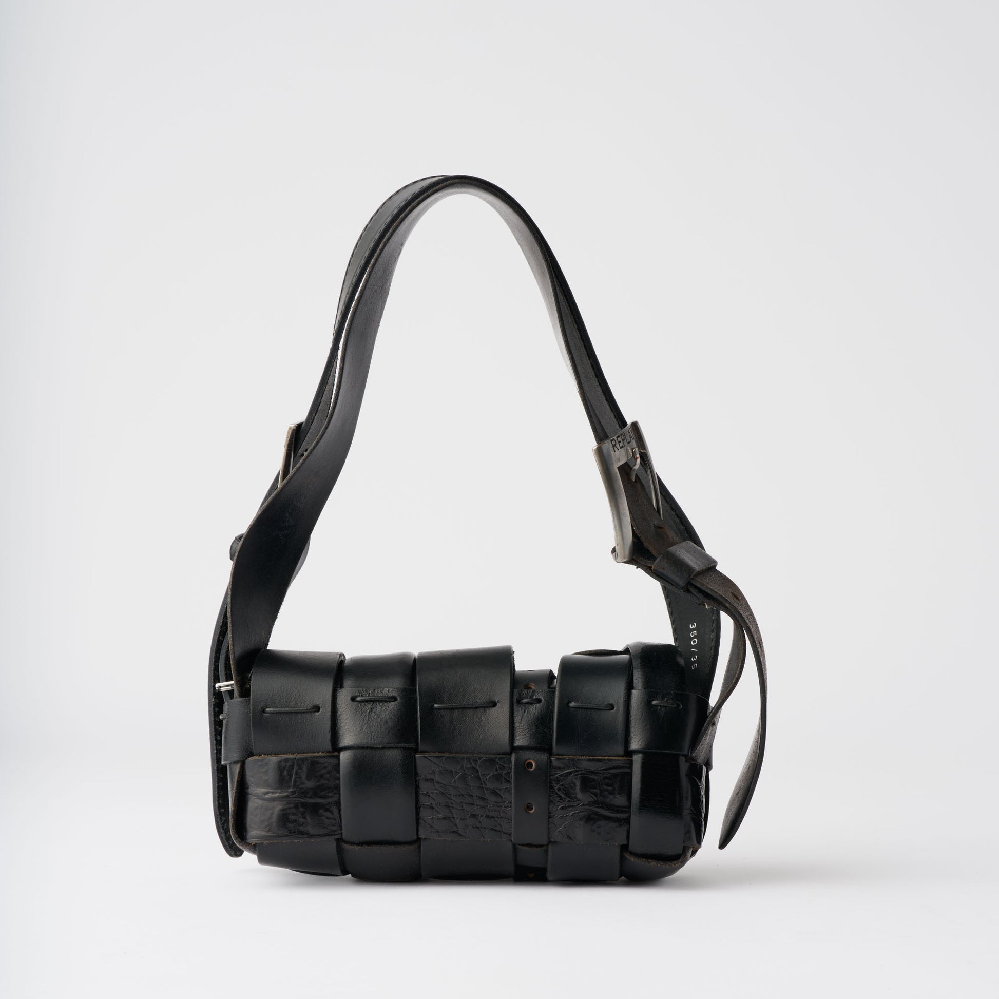Buckle Baguette Bag