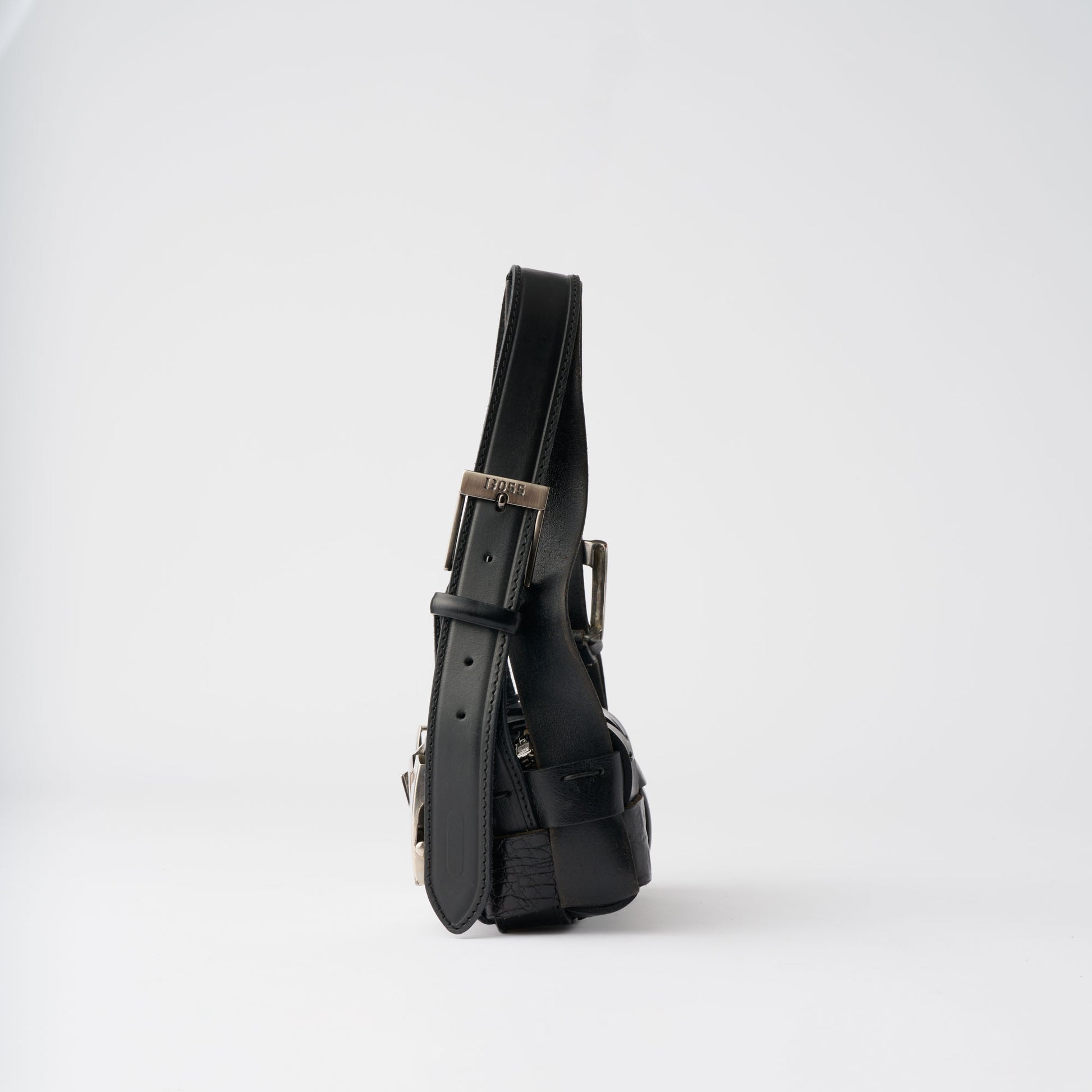 Buckle Baguette Bag