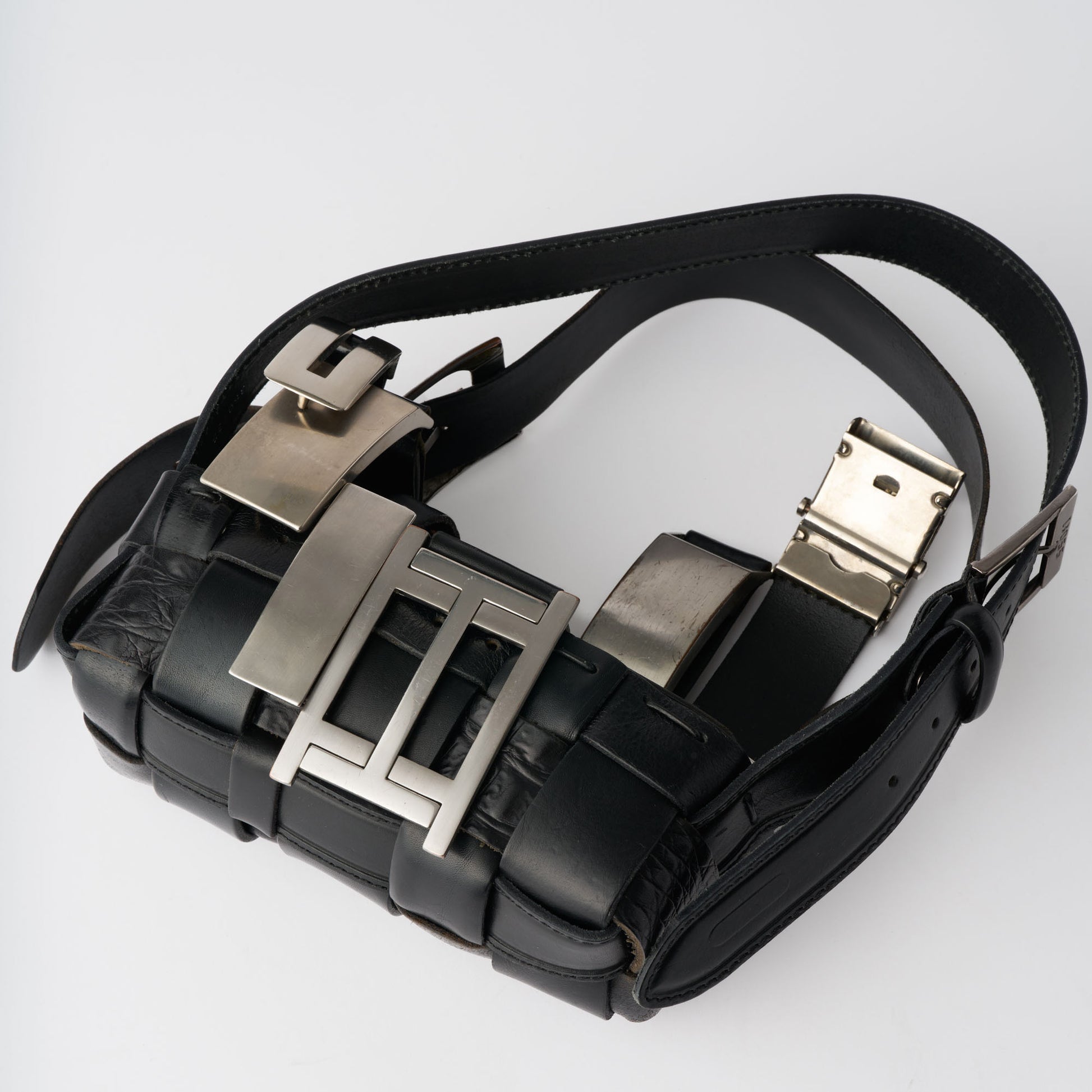Buckle Baguette Bag