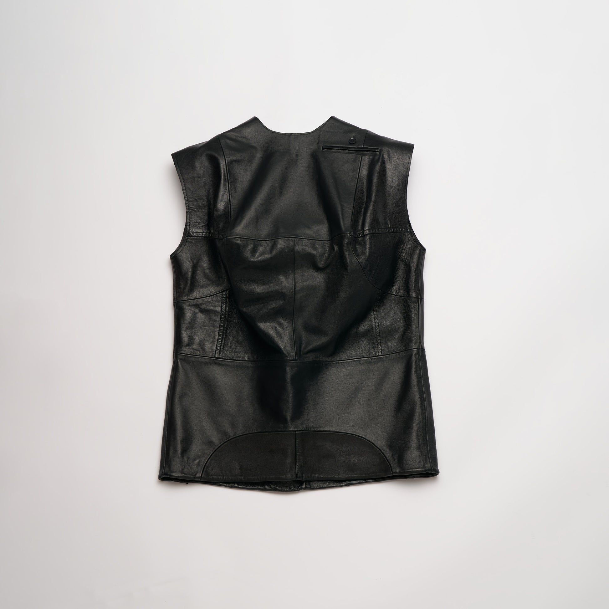 Double Front Mini Leather Dress