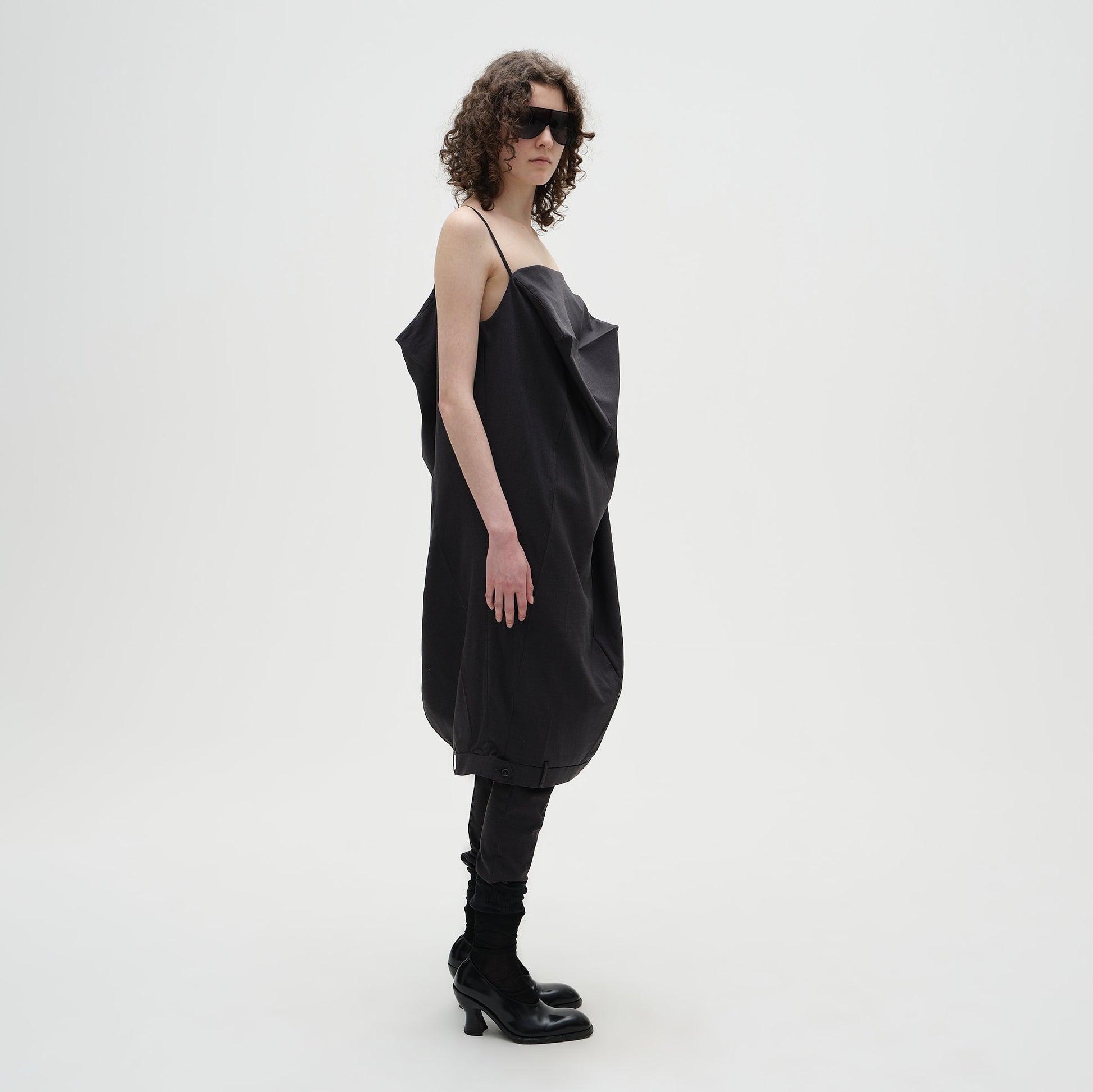 USD Collapsed Box Midi Dress