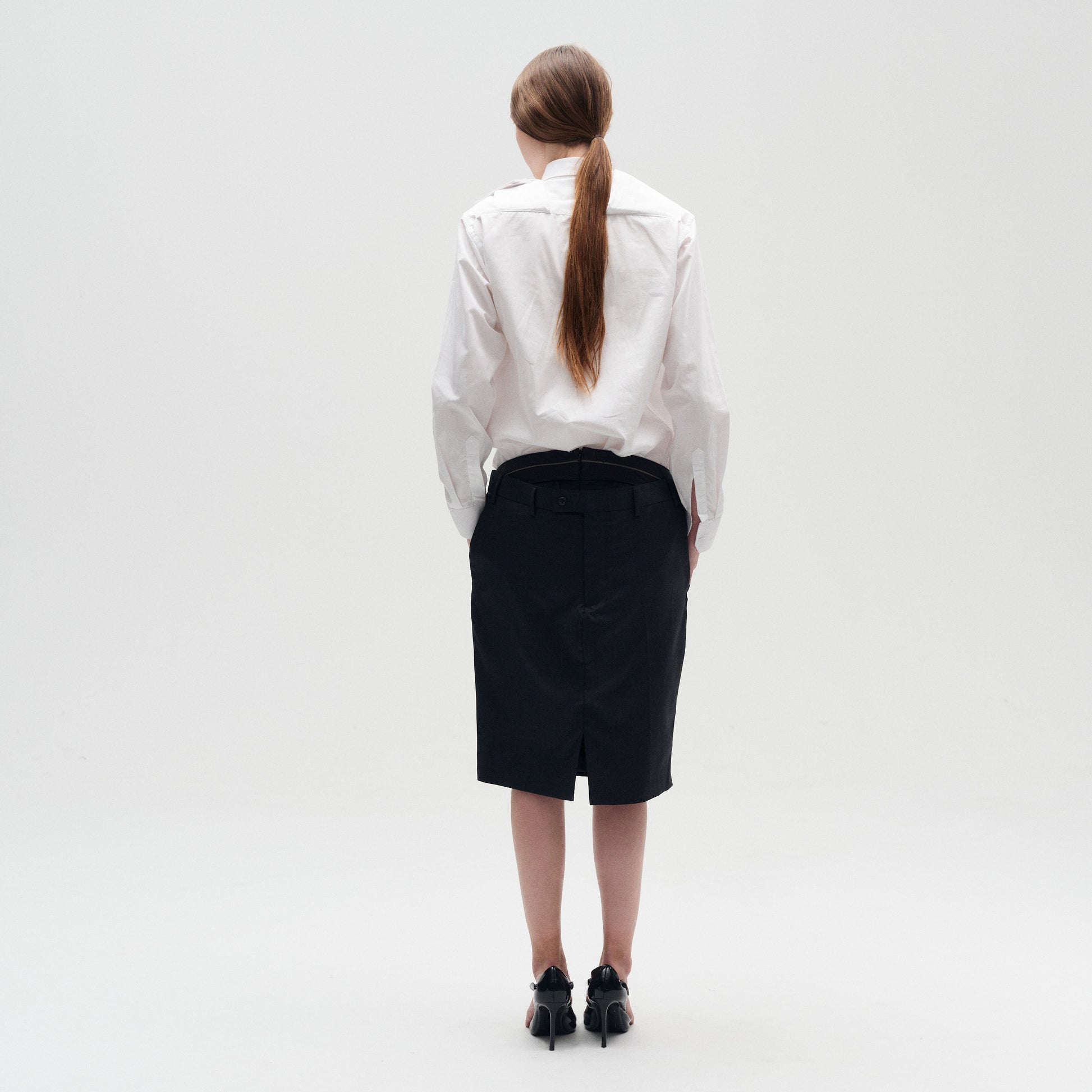 Double Suit Skirt Midi