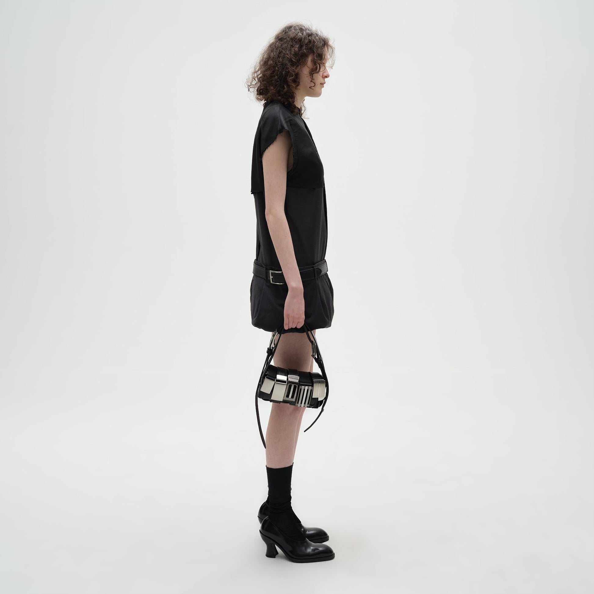 Buckle Baguette Bag