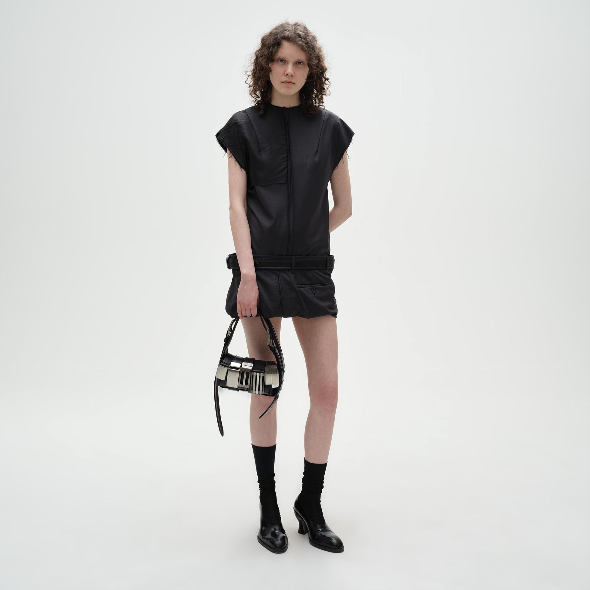 Buckle Baguette Bag