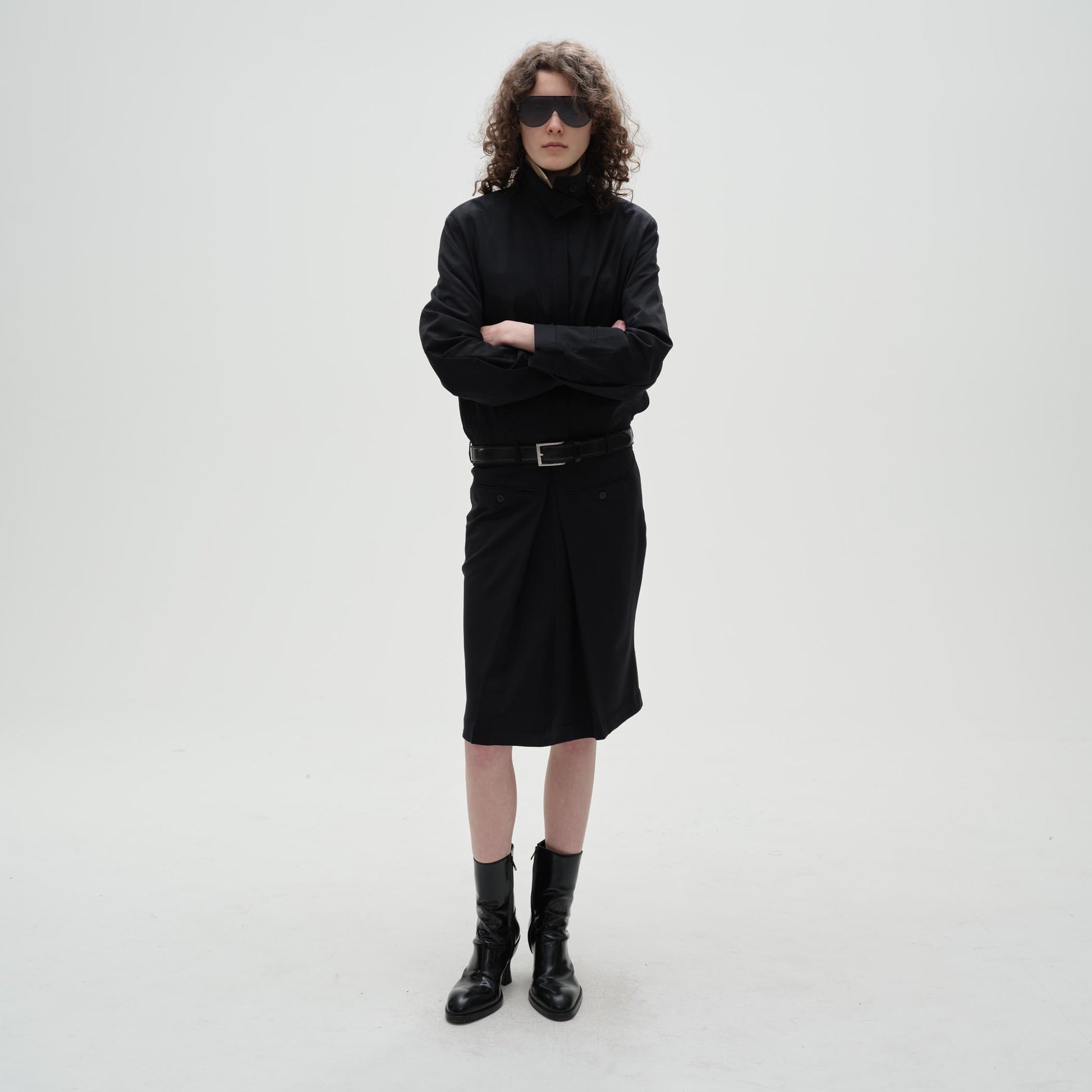 Double Back Midi Skirt