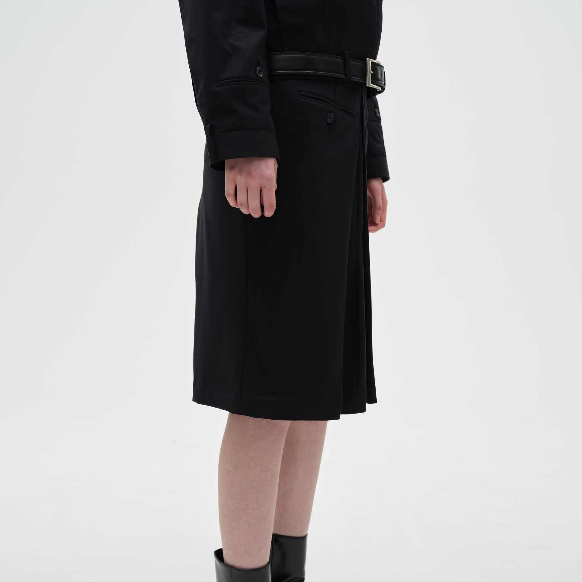 Double Back Midi Skirt
