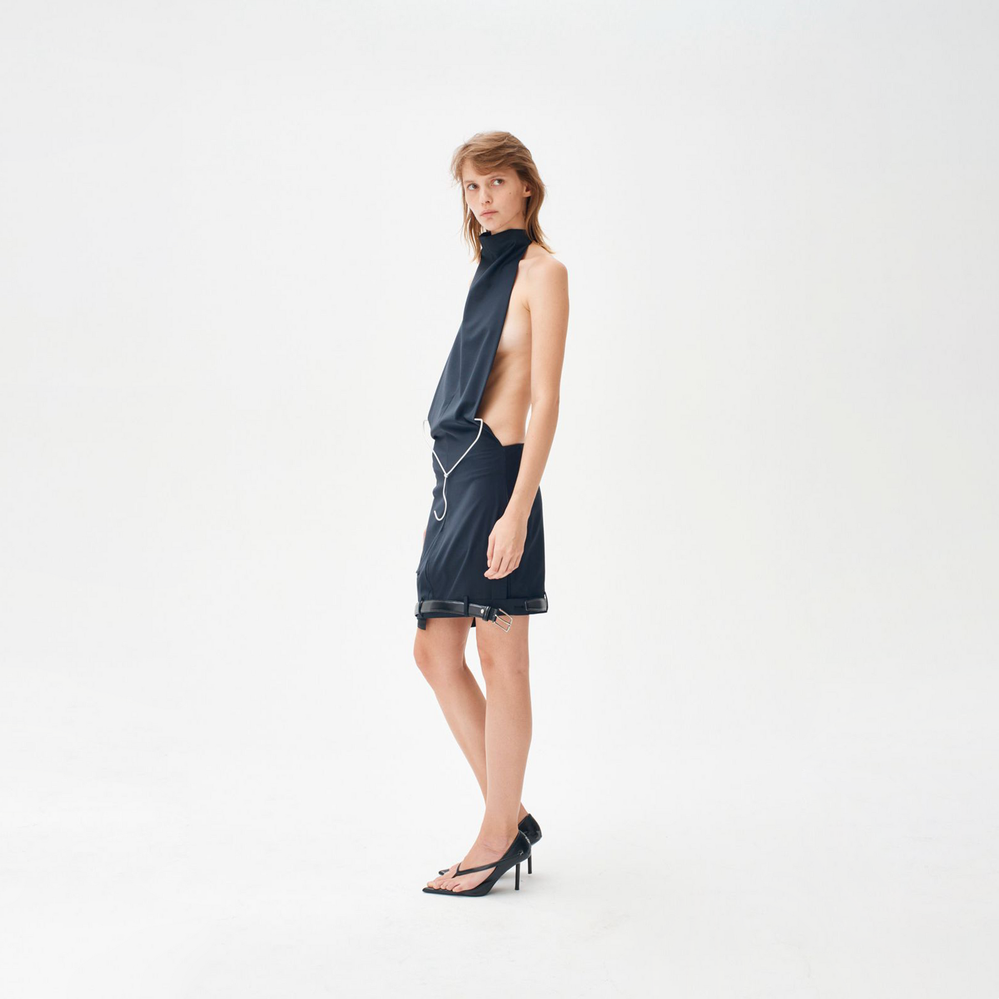 Upside Down Halterneck Dress