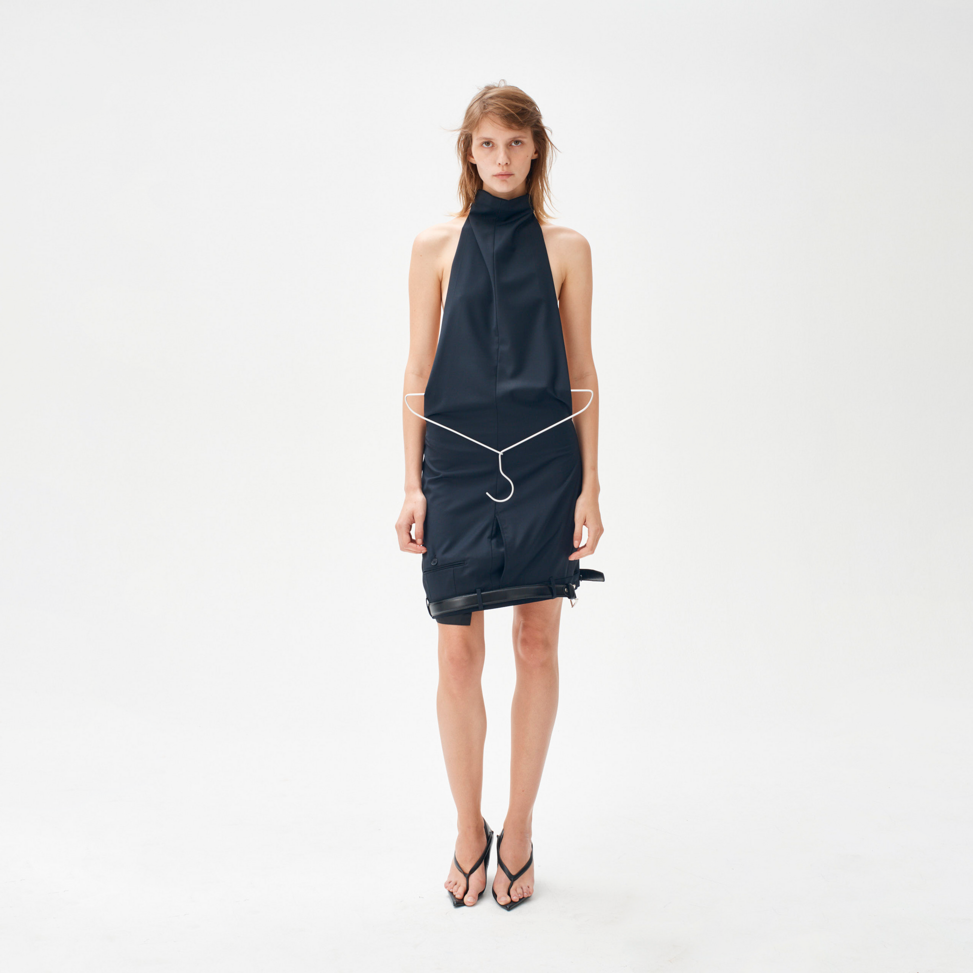Upside Down Halterneck Dress