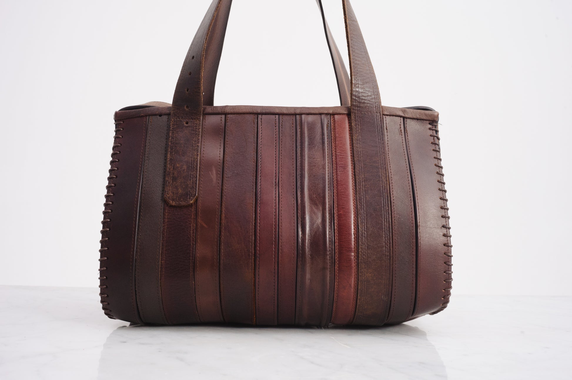 Belt Zip Bag Brown