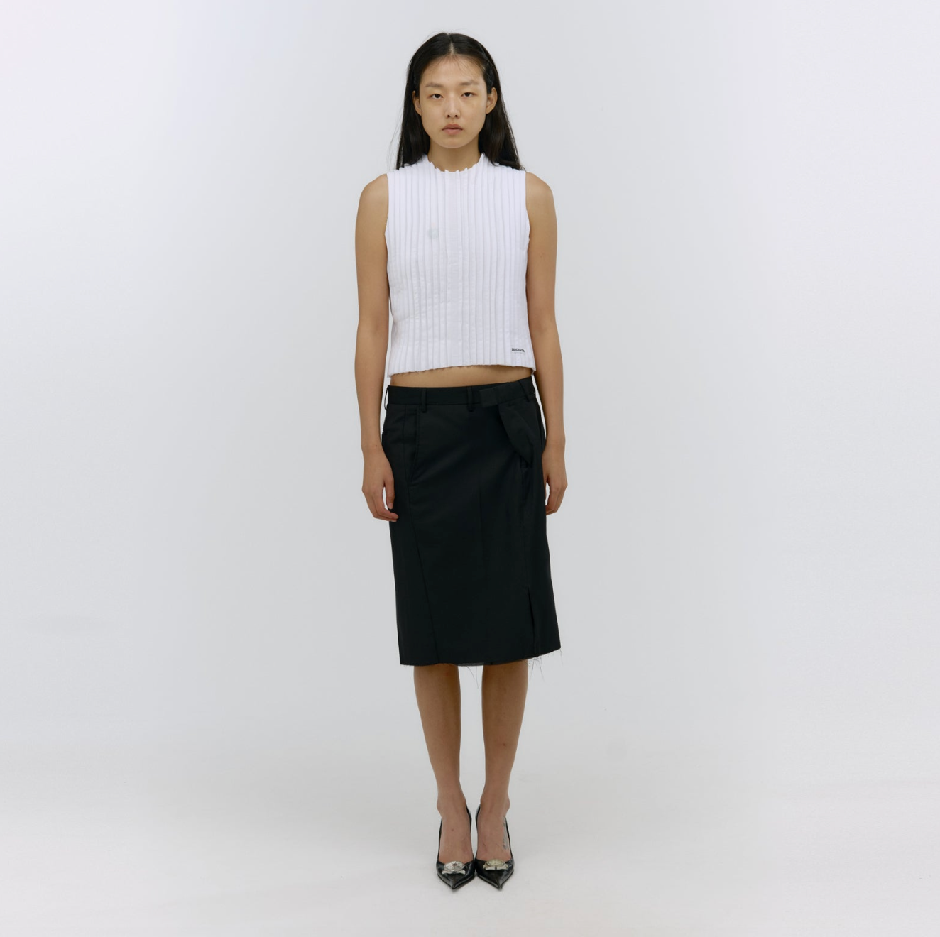 Asymmetric Skirt Midi