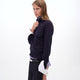 Double Cuff Zipper Sweater