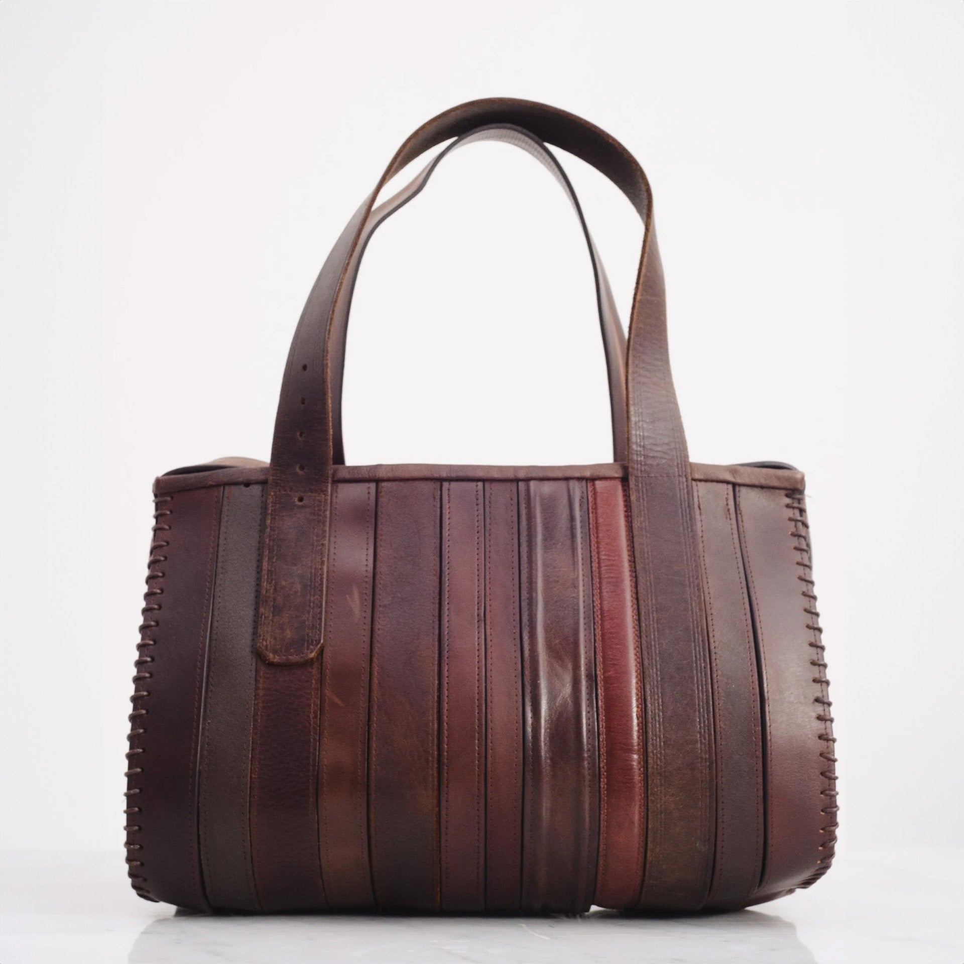 Belt Zip Bag Brown
