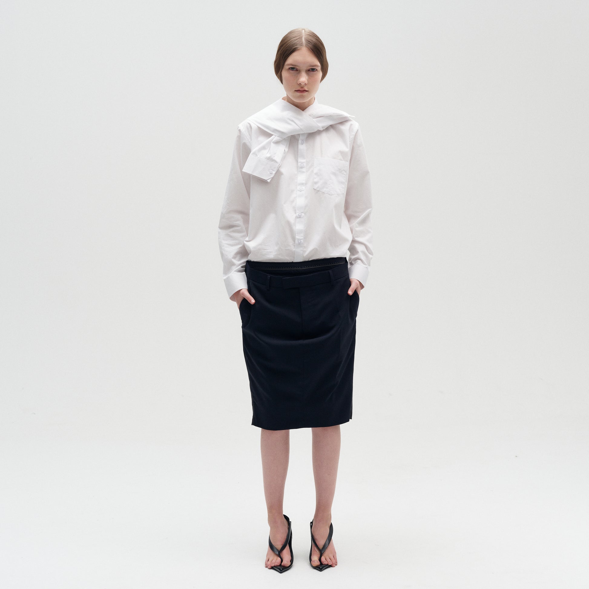 Double Suit Skirt Midi