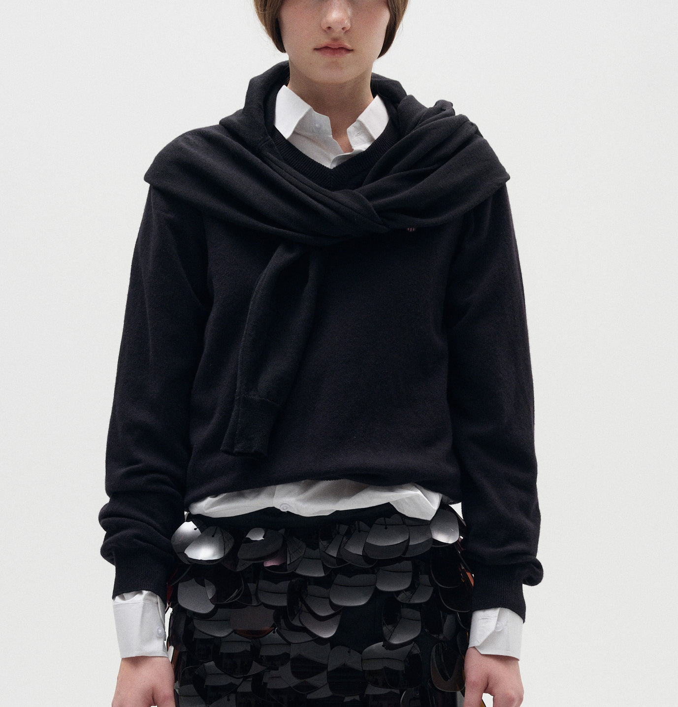 Double Sleeve Sweater