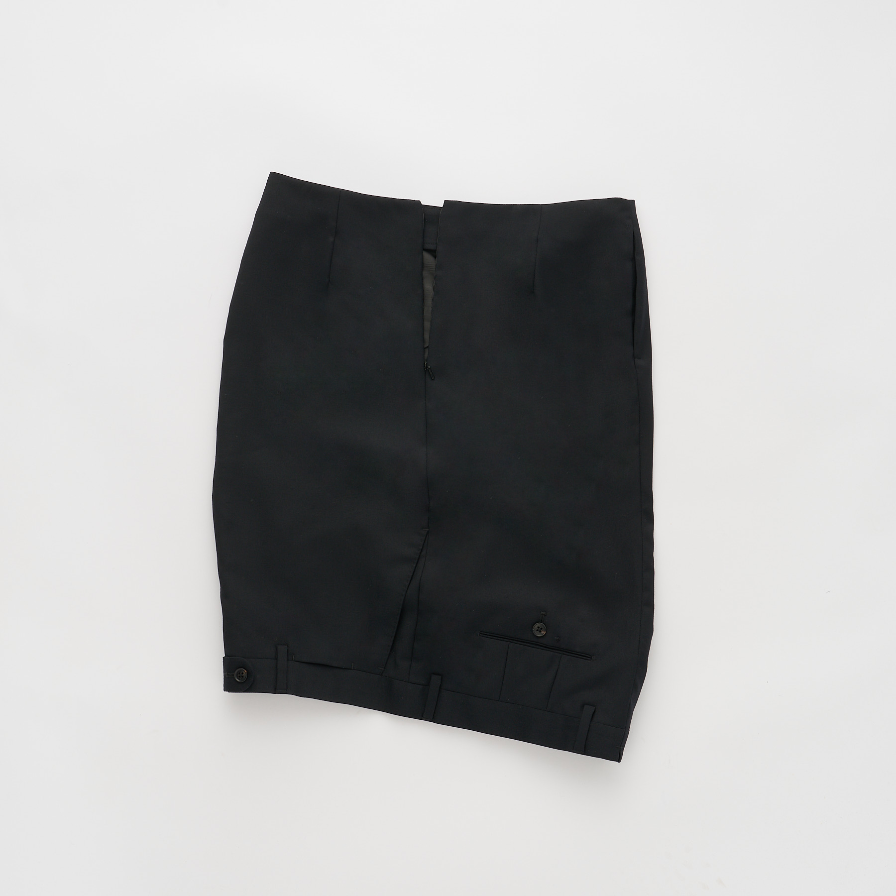 Upside Down Trouser Skirt midi