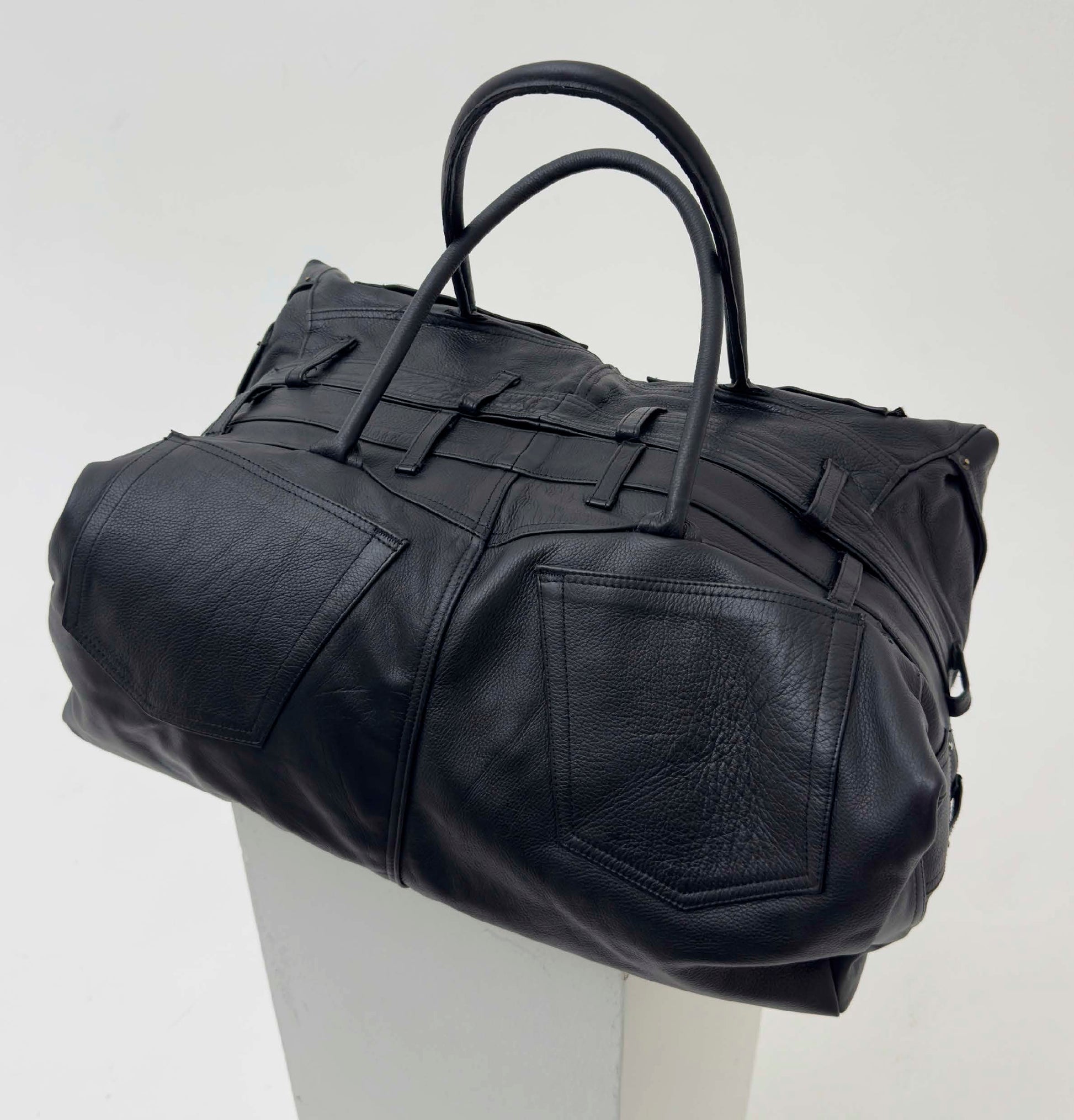 Leather Trouser Weekend Bag